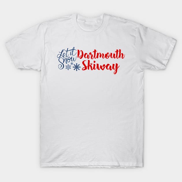 Dartmouth Skiway in Snow T-Shirt by ArtDesignDE